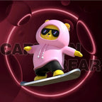 Cute Cartoon Bear Car Skateboard Decoration | Dashboard Ornament