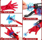 Spider Web Shooters Toy | Spiderman Launcher Wrist Toy Set (Red)
