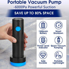 Mini Handheld Vacuum Sealer – Clothing & Storage Compression Device