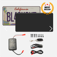 Blackout Plate Cover - INTERNATIONAL CarS (52x11cm)