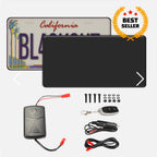 Blackout Plate Cover - INTERNATIONAL CarS (52x11cm)