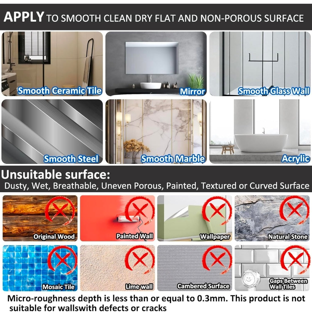 Punch-Free Bathroom Shelf with Suction Cups – No Drilling Required