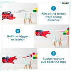 Spider Web Shooters Toy | Spiderman Launcher Wrist Toy Set (Red)