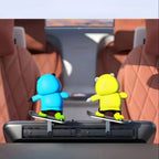 Cute Cartoon Bear Car Skateboard Decoration | Dashboard Ornament