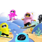 Cute Cartoon Bear Car Skateboard Decoration | Dashboard Ornament