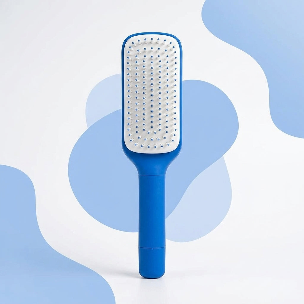 Self-Cleaning Hair Brush - Effortless Detangling and Shine